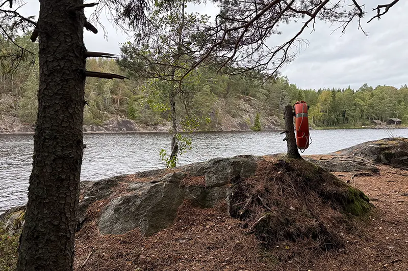 Möjlighet att bada vid södra Gissjön